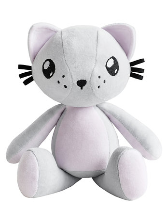 Kot przytulanka - Poofy Cat PLUSHEE szaro-różowy, MaFee Dolls