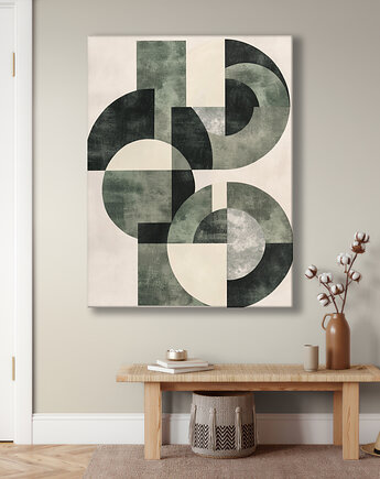 Geometria natury - Obraz na płótnie - Druk Blejtrama, Minimalizm, Loft #36, Black Sapphire Art