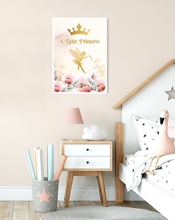 Plakat dla księżniczki, Little Princess, Wallie Studio Dekoracji