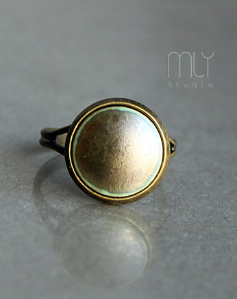 Miętowy/pierścionek ceramiczny, Magda Łysiak