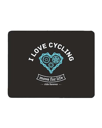 Podkładka pod mysz. i love cycling, studioixi