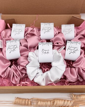 Wieczór Panieński Scrunchies z personalizacją, wu handmade