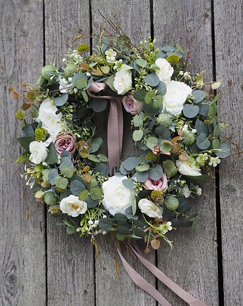 Wianek SZTUCZNY Wiosenna Harmonia 47cm, FlodiaAtelier