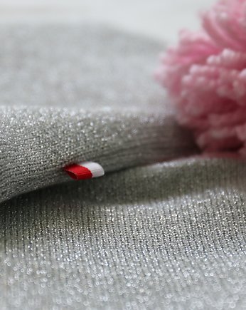 Cieplutki komplet czapka i komin -srebro, Fabryka Małych Rzeczy