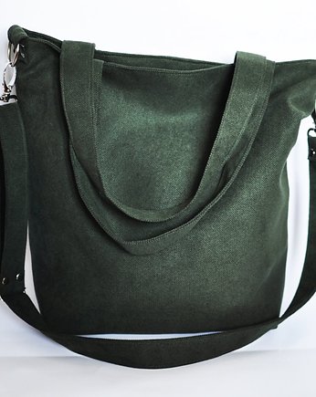 TORBA HOBO L - ciemna zieleń, PRACOWNIA 166