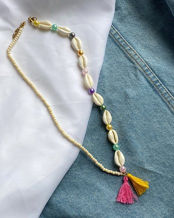 Naszyjnik muszelki chwosty, Panji Handmade