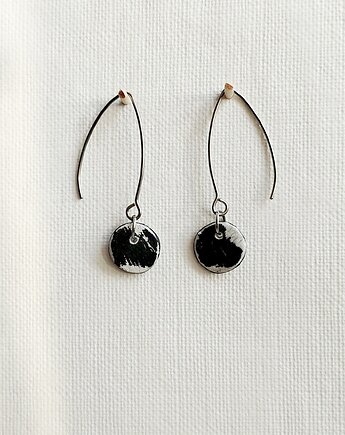 Kolczyki ceramiczne długie Wabi sabi Style #5, galeria nuit