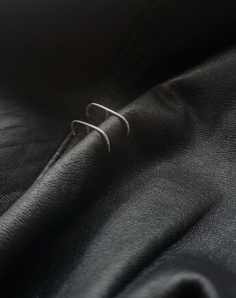 Kolczyki srebrne LINEA, CZARNECKA