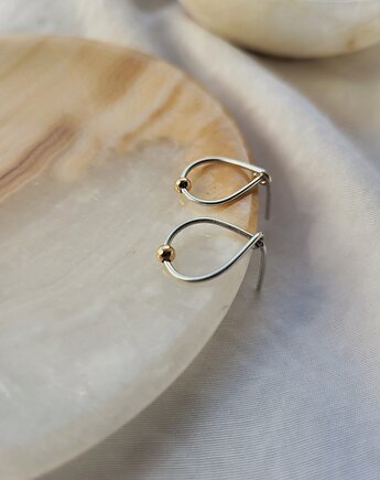 Kolczyki srebrne ORIGIN no.3, CZARNECKA