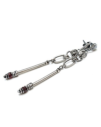 Kolczyki srebrne Patyczki vol. 9 , Katia i krokodyl