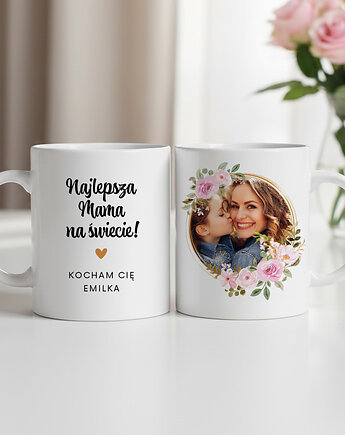 Foto Kubek NAJLEPSZA MAMA prezent dla mamy ze zdjęciem, DESION