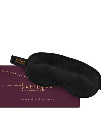 LE SILQUE Opaska na oczy z jedwabiu - black, Le Silque