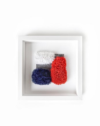 KORALOWIEC 2  oprawiony mini kilim ręcznie tkany, Bimbi Deco