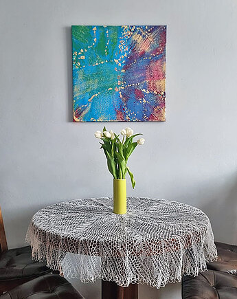 Akryl na banerze ARTERIE, ZeStrychu Handmade