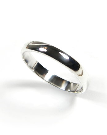 Srebrna minimalistyczna obrączka, srebro 925, Toros Design
