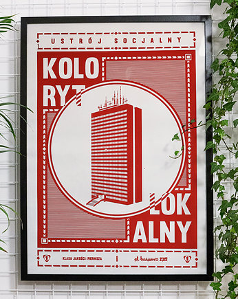 Plakat Wrocław Poltegor - sitodruk, Pracownia Witryna