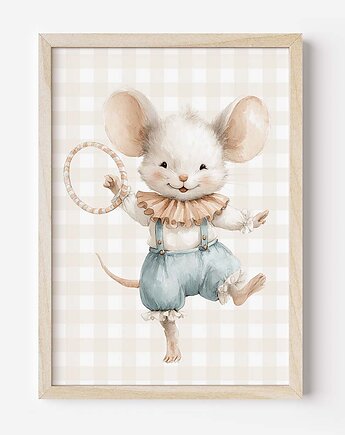 Plakat Na Ścianę Dla Dzieci Bajkowy Cyrk nr. 4, Dekoracjan