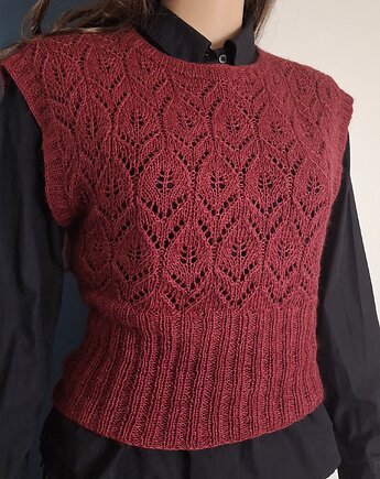 Kamizelka "Sonia" z moherem, Knit Couture