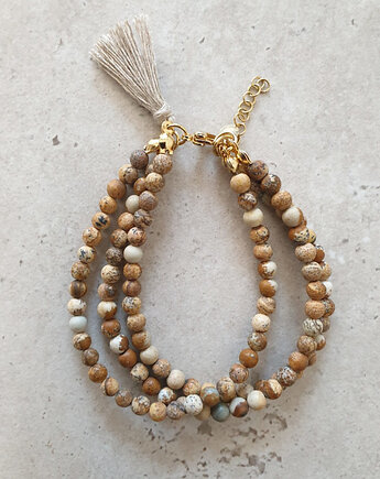 Bransoletka TRIO z jaspisem obrazkowym, modesign