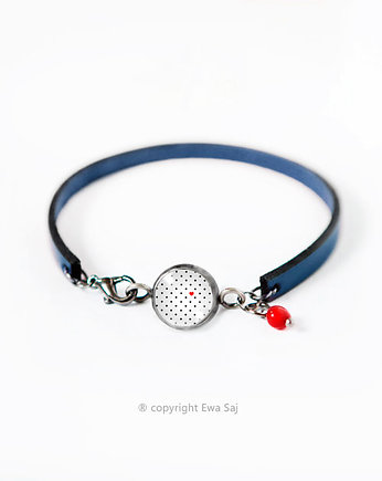 Dots z serduszkiem- bransoletka, Makaliboo