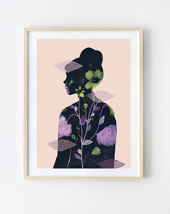 kobieta grafika | 30x40 cm, Anita Tomala
