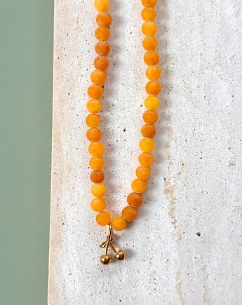 Naszyjnik Orange  z wisienkami