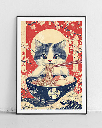 Plakat Kocia uczta w Japonii, Harvest Maison
