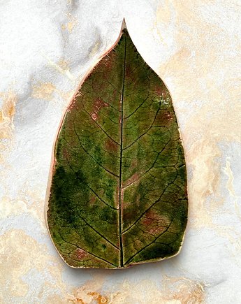 Ceramiczna podstawka Błyszczący liść, annaflora