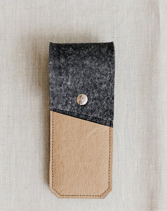 Marmollada - etui filcowe NA DŁUGOPISY grafitowy + B, marmollada