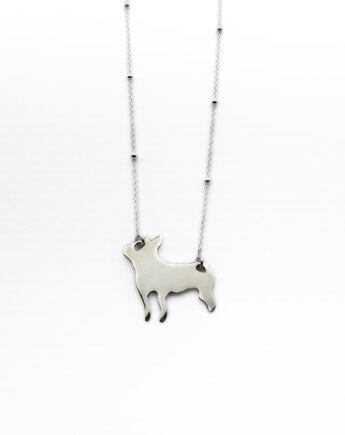 Naszyjnik "Buldożek" srebrny, Złotnia