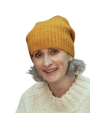 Czapka z alpaki i merynosa, Margo pracownia szydełkowa