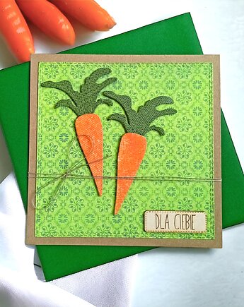 Dla Ciebie : marchewki : kartka uniwersalna, kaktusia