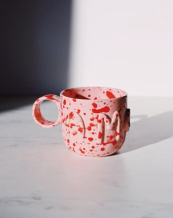 Ceramiczny kubek AMORE, Naturalnie, Z Gliny
