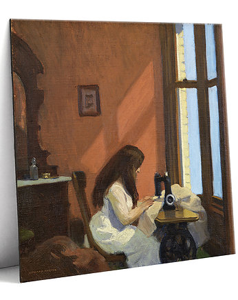 Szyjąca dziewczyna - E. Hopper - magnes, Galeria LueLue