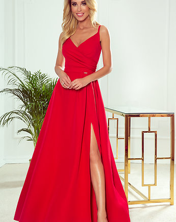 299-1 CHIARA elegancka maxi suknia, NUMOCO