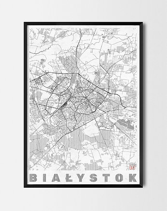 Plakat Białystok - CityArtPosters, CityArtPosters