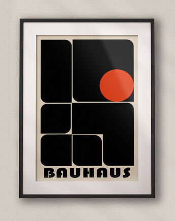 Minimalistyczny plakat - Bauhaus #2  - Do salonu, sypialni, biura, DAPIDOKA