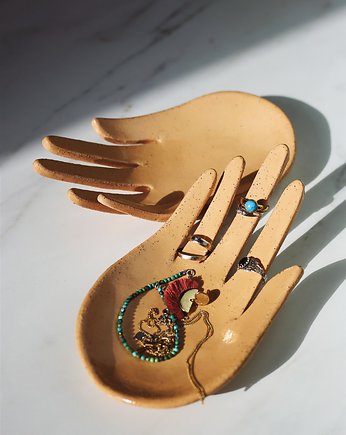 Dłoń ceramiczna SAHARA, Naturalnie, Z Gliny
