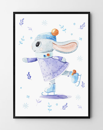 Zimowy króliczek - Plakat, HOG STUDIO