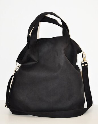 Torba hobo XXL - czarna, PRACOWNIA 166