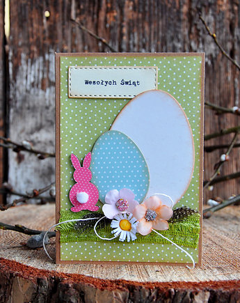 Kartka wielkanocna eko, mamuta