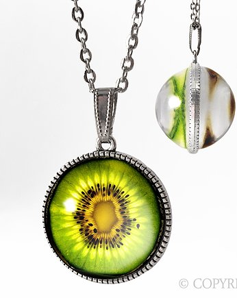 Kiwi kulisty medalion dwustronny 0947, EGGinEGG