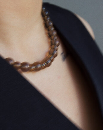 Naszyjnik Kwarc Dymny, Chmolowska Jewellery