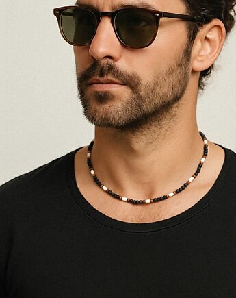 LAWA + KOŚĆ krótki naszyjnik, IRON WOLF