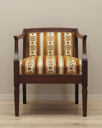 Fotel mahoniowy, duński design, lata 70, produkcja: Dania, Przetwory design