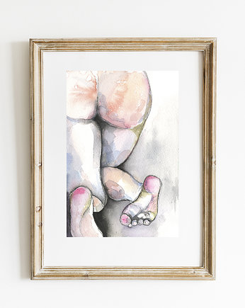 Wycofana, 30x40 cm, JUST ILUST Justyna Małczak