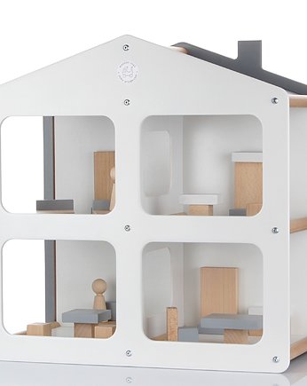 Designerski drewniany domek dla lalek NOWOŚĆ!, OSOBY - Prezent dla dwulatka