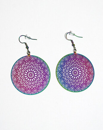 Kolekcja Starlight - kolczyki koła - stal, yenoo