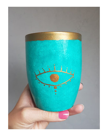 Kubek Boho Oko Turkus, Little Bee Craft