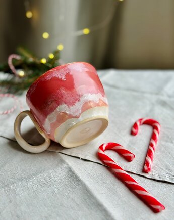 Duży kubek CANDY CANE, JD loves CERAMICS